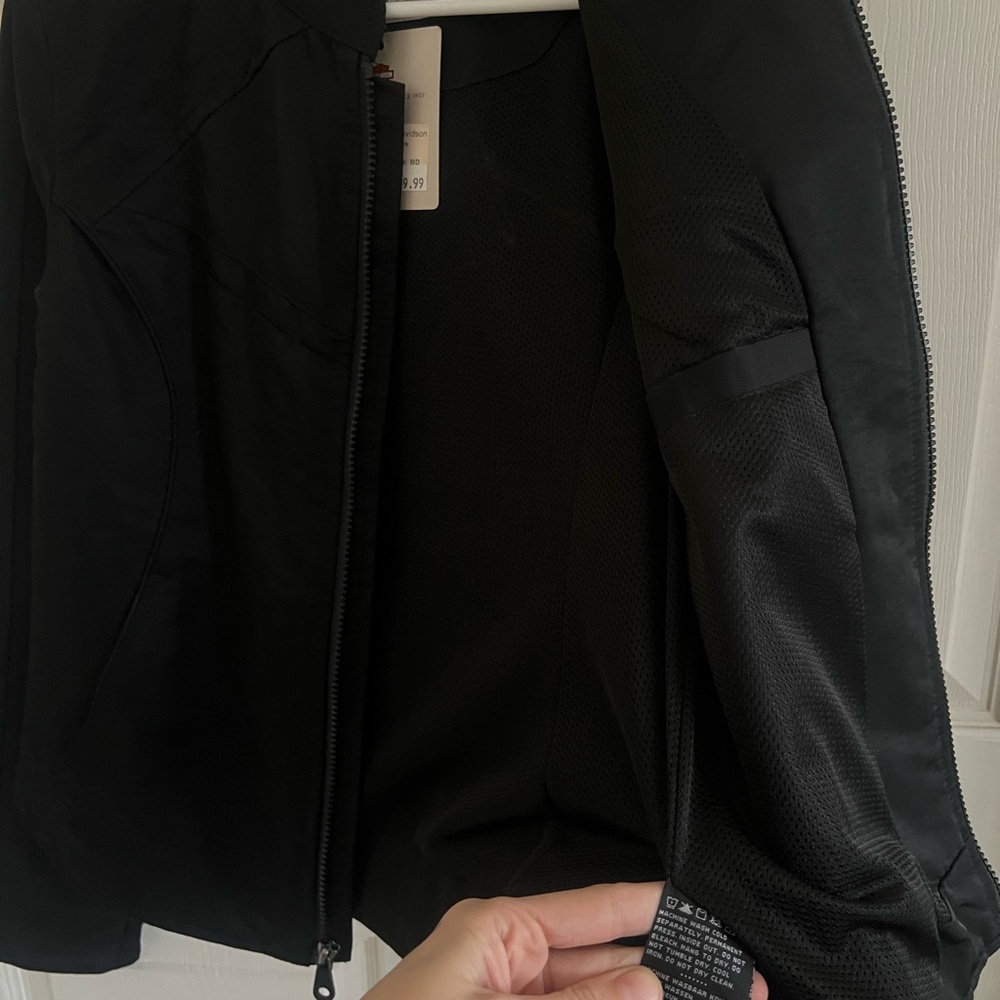 NWT Harley Davidson Water Resistant Biker
Moto Riding Jacket Crystals M - Picture 6 of 13